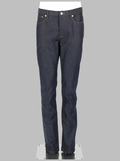 A.p.c. A. P.c. New Standard Denim Jeans For Men In Blue