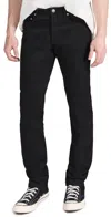 Apc Black New Standard Jeans In Stretch Black