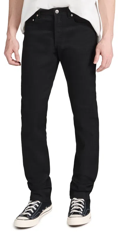 APC A. P.C. NEW STANDARD STRETCH BLACK JEANS STRETCH BLACK
