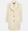 Apc A. P.c. Nicolette Cotton And Wool Coat In White