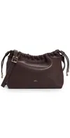 Apc A. P.c. Ninon Sac Cae Dark Brown In Brown
