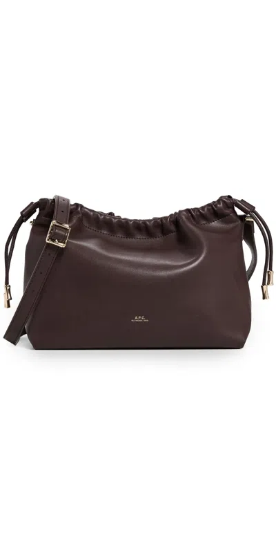 Apc A. P.c. Ninon Sac Cae Dark Brown