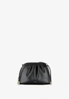 A.p.c. A. P.c. Ninon Small Drawstring Bag One Size Black In Black