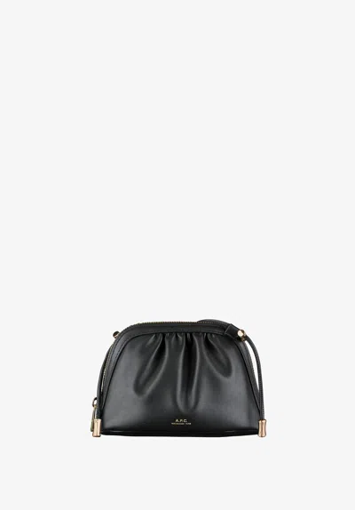 A.p.c. A. P.c. Ninon Small Drawstring Bag One Size Black