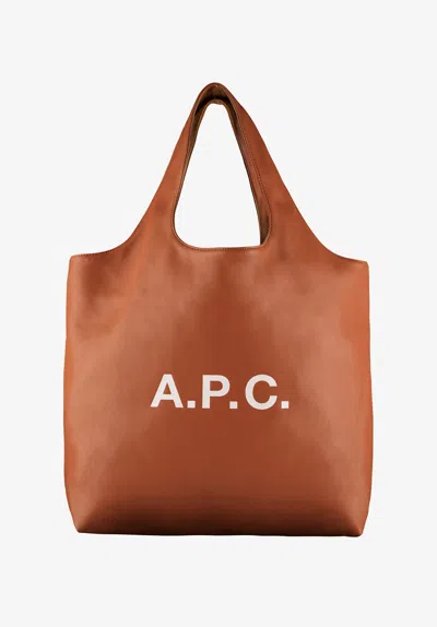 A.p.c. A. P.c. Ninon Tote Bag One Size Brown