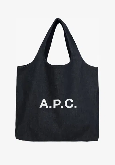 A.p.c. A. P.c. Ninon Tote Bag One Size Indigo
