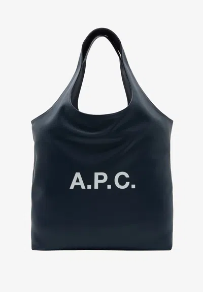 A.p.c. A. P.c. Ninon Tote Bag One Size Navy Blue