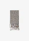 A.p.c. A. P.c. Noah Scarf One Size Grey In Grey