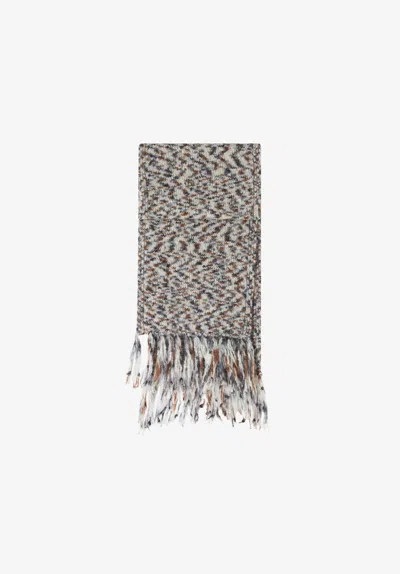 A.p.c. A. P.c. Noah Scarf One Size Grey