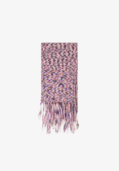 A.p.c. A. P.c. Noah Scarf One Size Pink