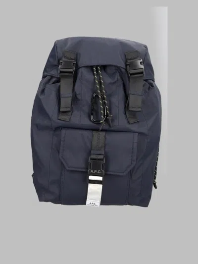 A.p.c. A. P.c. Nylon Backpack With Buckle Closures In Multicolour