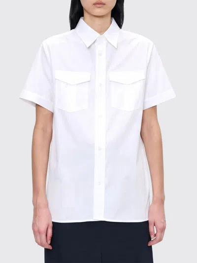 A.p.c. A. P.c. Organic Cotton Shirt In White