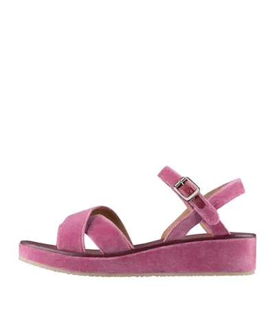 A.p.c. A. P.c. Original Sandals Us 10 Faded Red In Pink