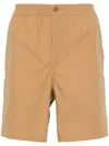Apc A.p.c. Button Detailed High Waist Shorts In Baa Beige