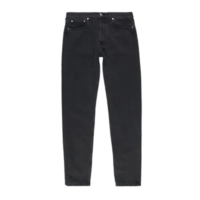 Apc Petit New Standard Slim Jeans In Black Delave