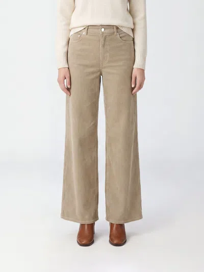 A.p.c. A. P.c. Pants Woman Color Brown In Neutral