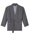 A.p.c. A. P.c. Pattie Jacket 34 Navy Blue In Multi