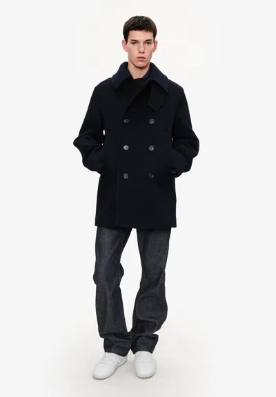 A.p.c. A. P.c. Peacoat Xs Navy Blue In Black