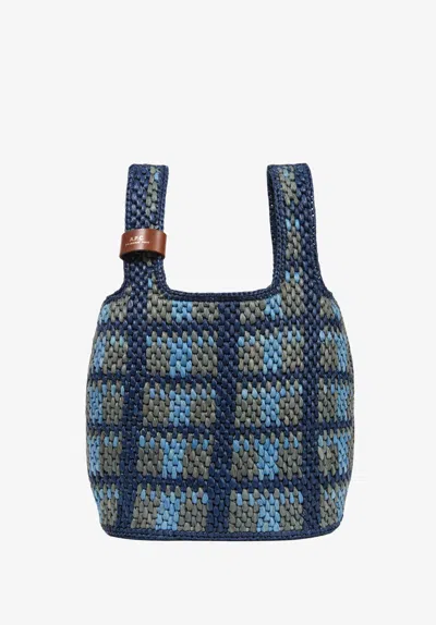 A.p.c. A. P.c. Pecan Bag One Size Blue