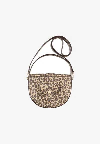 A.p.c. A. P.c. Pocket Small Bag One Size Leopard Print In Animal Print