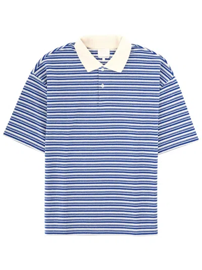 A.p.c. Ruben Striped Short-sleeve Polo Shirt In Multi