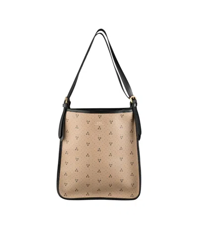 A.p.c. A. P.c. Poppy Small Shopper Tote One Size Beige