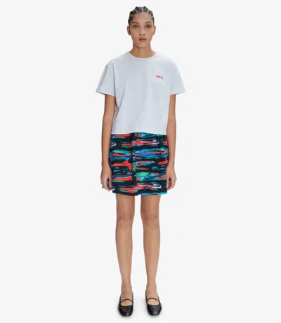 A.p.c. A. P.c. Ravenna Mini Skirt 36 Multicoloured