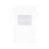 Apc A. P.c. Rectangular-shape-logo T-shirt In White