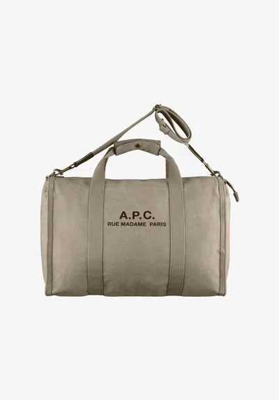 A.p.c. A. P.c. Recuperation Gym Bag One Size Khaki