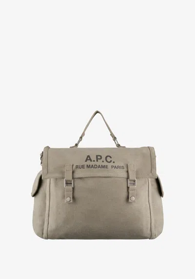A.p.c. A. P.c. Recuperation Satchel One Size Khaki