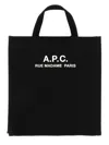 Apc Récupération Canvas Shopping Bag In Black
