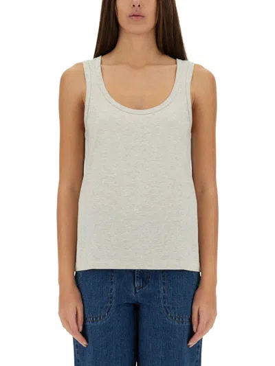 A.p.c. A. P.c. Regular Fit Logo Top In White