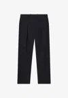 A.p.c. A. P.c. Renato Pants 50 Navy Blue In Black