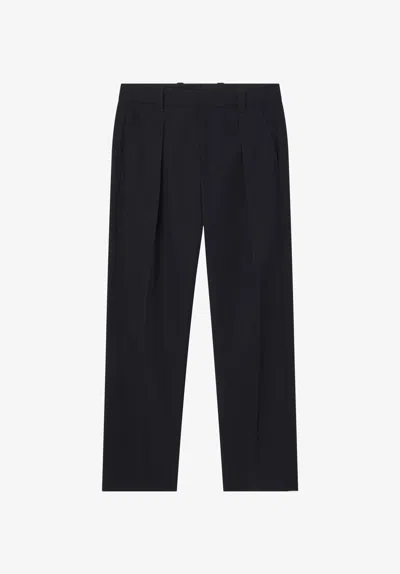 A.p.c. A. P.c. Renato Pants 50 Navy Blue In Black