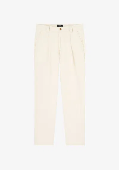 A.p.c. A. P.c. Renato Pants 54 Ecru In White