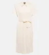 Apc Midikleid Aus Baumwolle In White