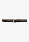 A.p.c. A. P.c. Rone Sizeette Belt Us 0 Black In Black
