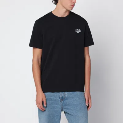A.p.c. A. P.c. Rue Madame Cotton T-shirt In Black