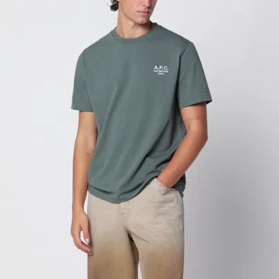 A.p.c. A. P.c. Rue Madame Cotton T-shirt In Green
