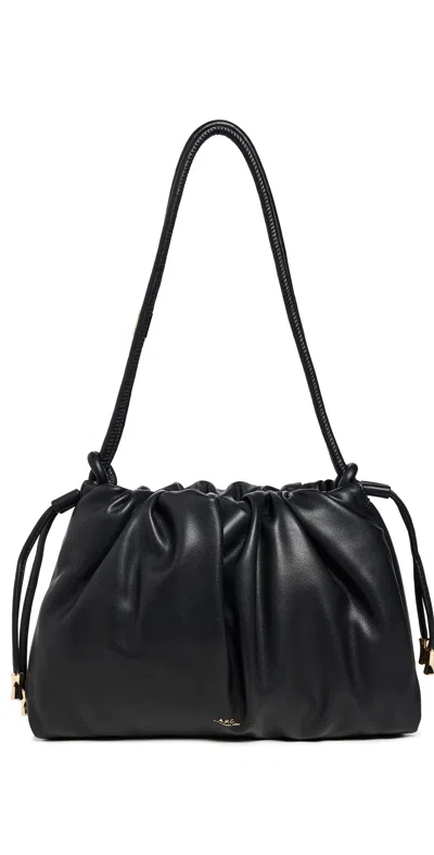 Apc A. P.c. Sac Ninon Shoulder Bag Lzz Black