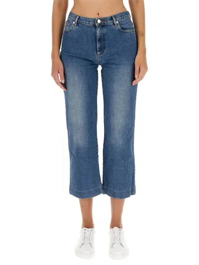 A.p.c. A. P.c. Sailor Fit Jeans For Women In Blue