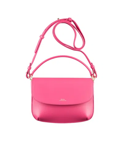 A.p.c. A. P.c. Sarah Shoulder Mini Bag One Size Fuchsia
