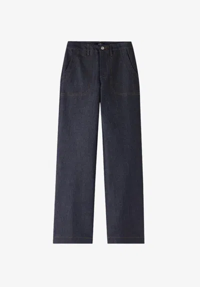 A.p.c. A. P.c. Seaside Jeans 28 Indigo In Blue