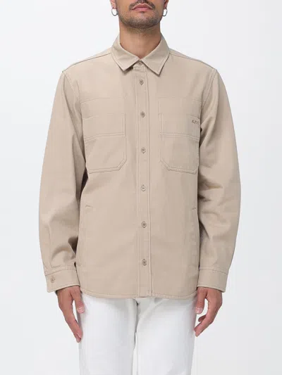 A.p.c. Shirt Men In Neutral