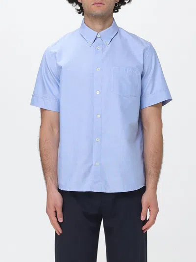 A.p.c. A. P.c. Shirt Men Color Blue