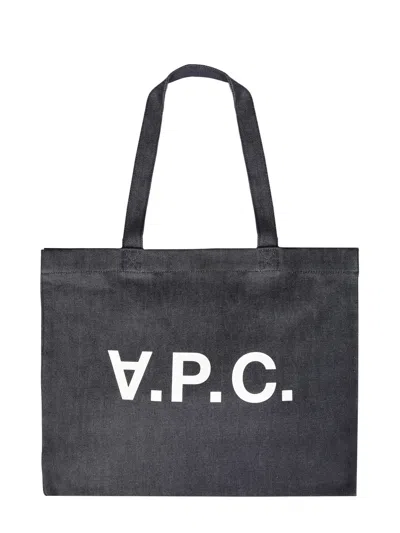 Apc A. P.c. Shopping Bag "daniela" In Denim