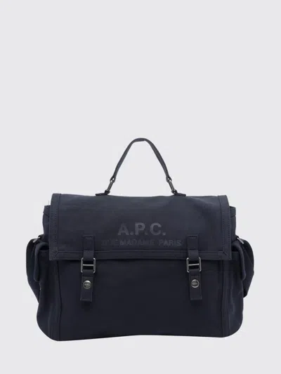 A.p.c. A. P.c. Shoulder Bag Men Color Blue