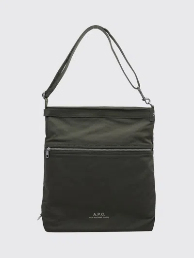 A.p.c. A. P.c. Shoulder Bag Men Color Green