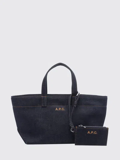 A.p.c. A. P.c. Shoulder Bag Woman Color Blue