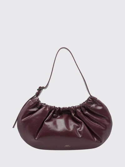 A.p.c. A. P.c. Shoulder Bag Woman Color Red In Pink